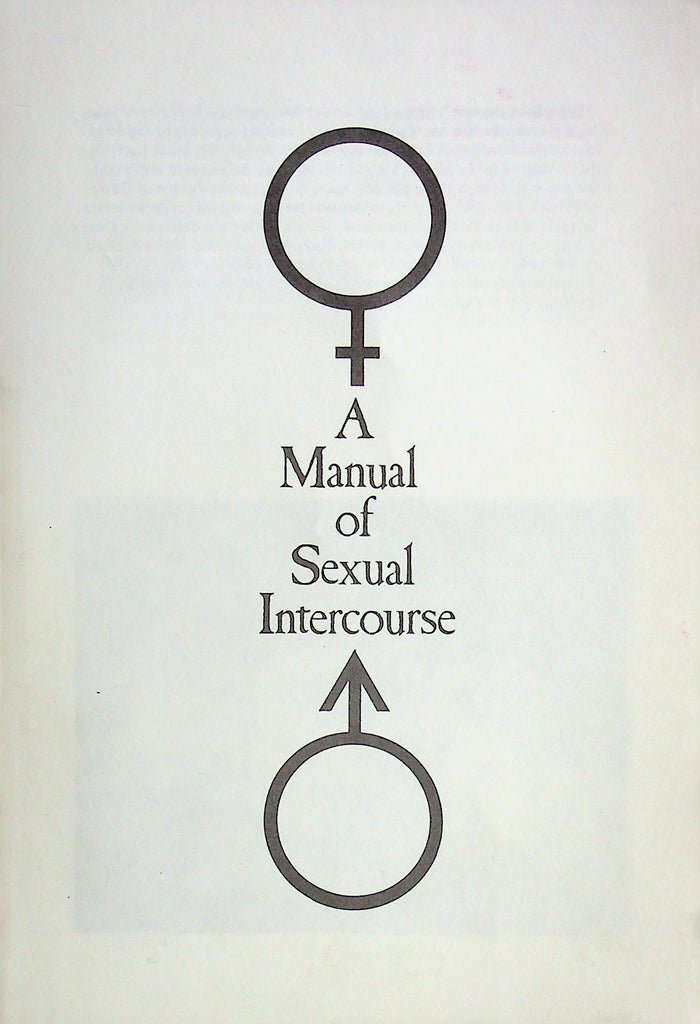 A Manual Of Sexual Intercourse Pamphlet 022025RP