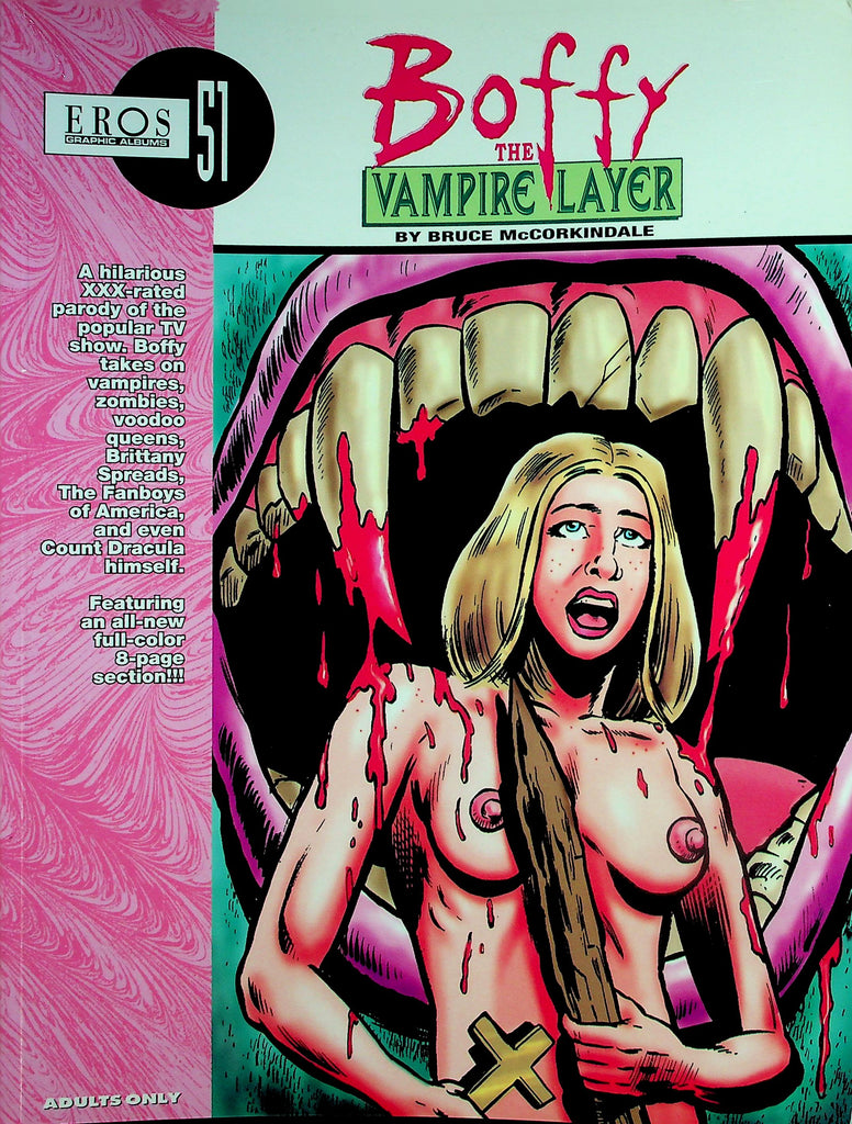 Boffy The Vampire Layer Graphic Novel  by Bruce McCorkindale #51  2002  Eros   042226lmp