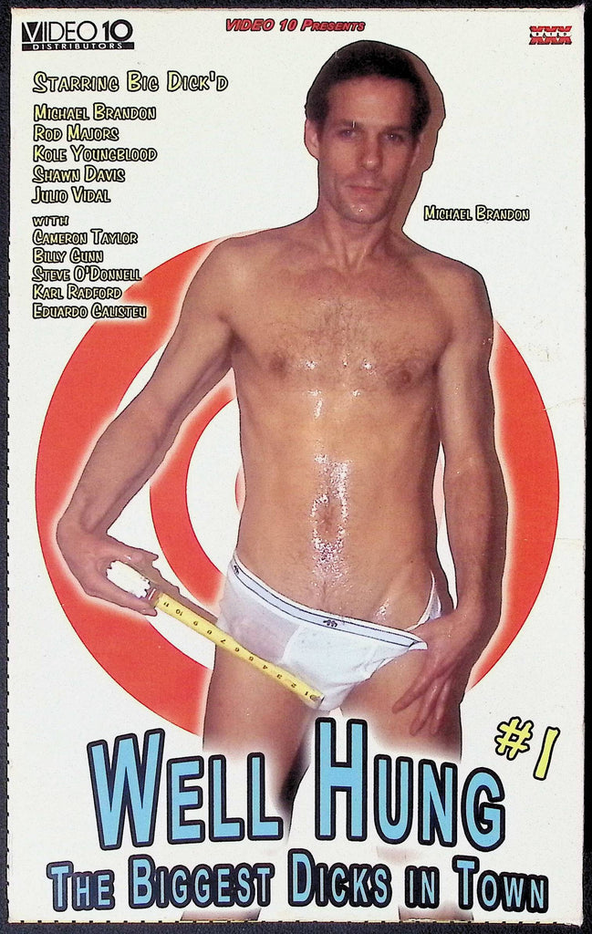Well Hung #1 The Biggest Dicks In Town Video 10 Distributors Gay VHS 2002 100824JKVHS4