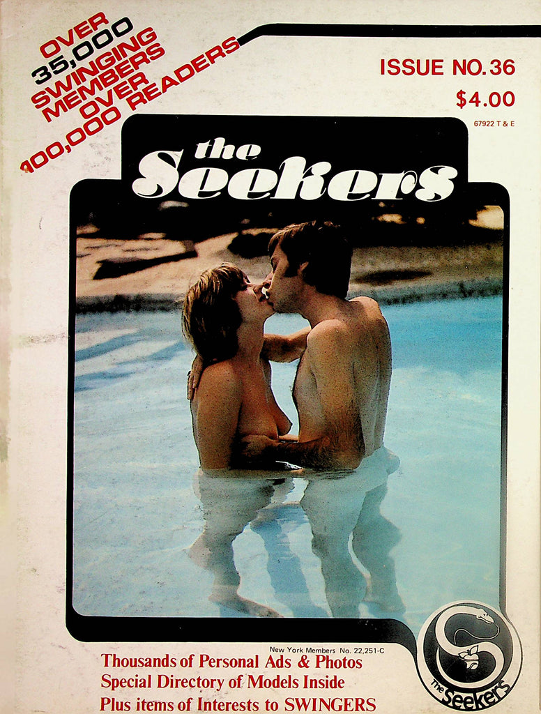 The Seekers Swingers Magazine  Ads, Photos, Items Of Interest To Swingers   #36 1970's     051424lm-p