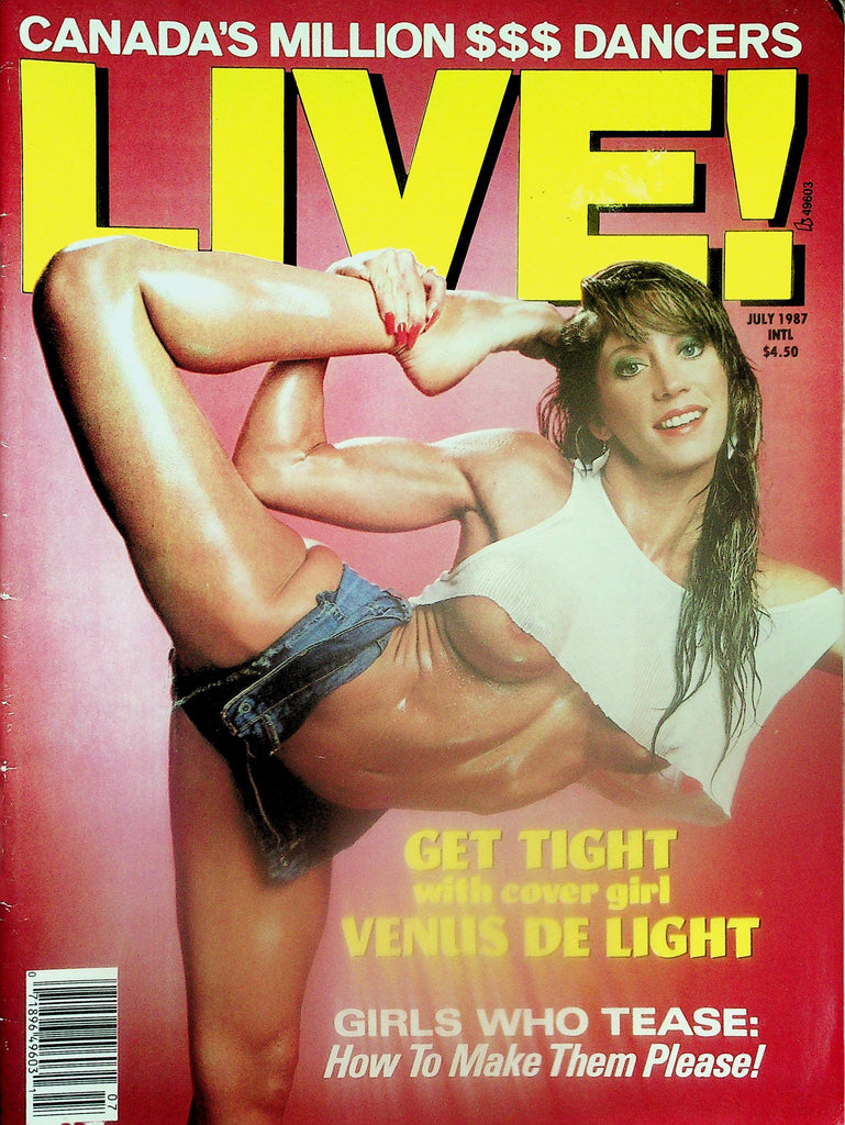 Live! Magazine  Covergirl Venus De Light   July 1987   040426lmp