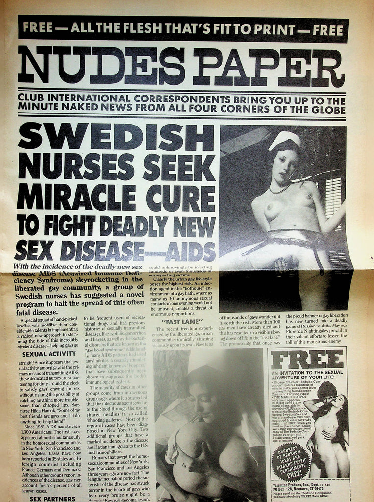 Nudes Paper Adult Newspaper   1970's       070425lm-p