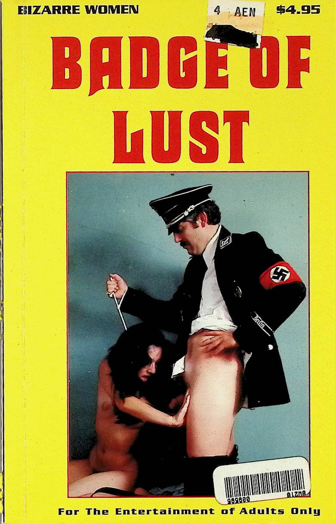 Badge of Lust by Bizarre Women BW-210 Nazi 1994 Printing Adult Erotic Paperback Novel-052024AMP