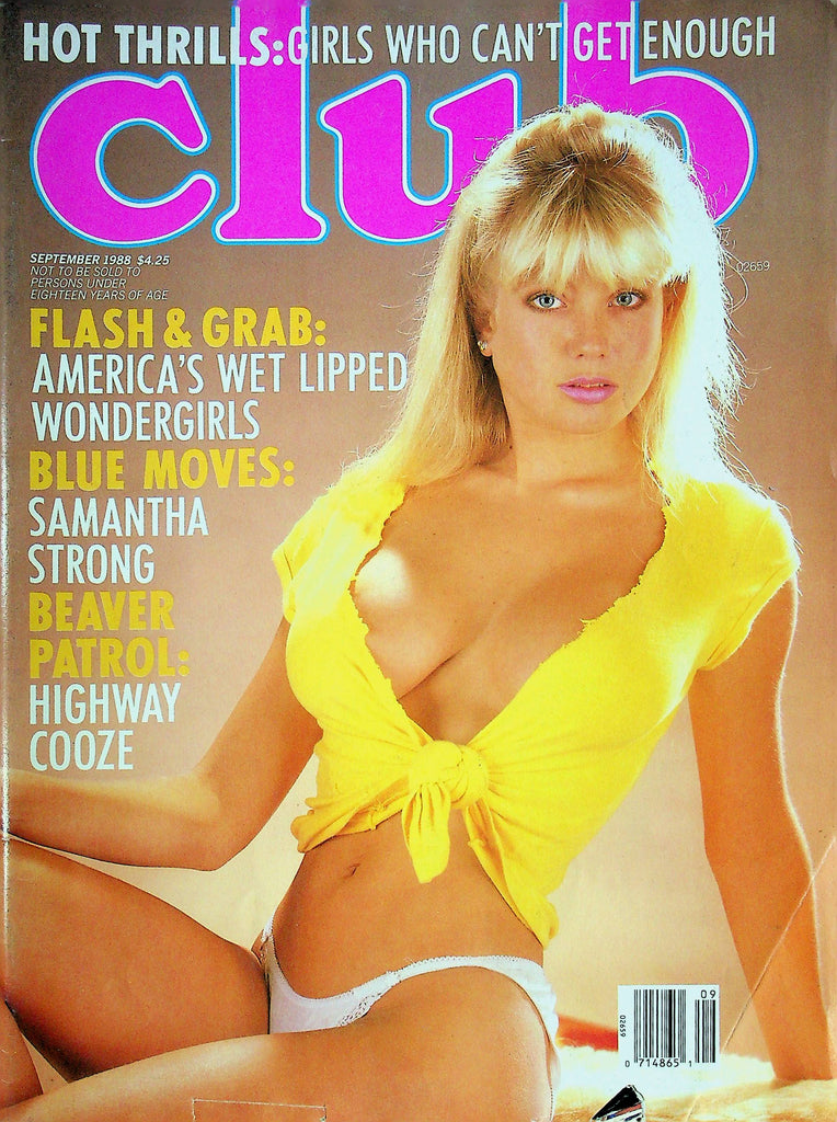 Club Magazine Samantha Strong September 1988 052824RP