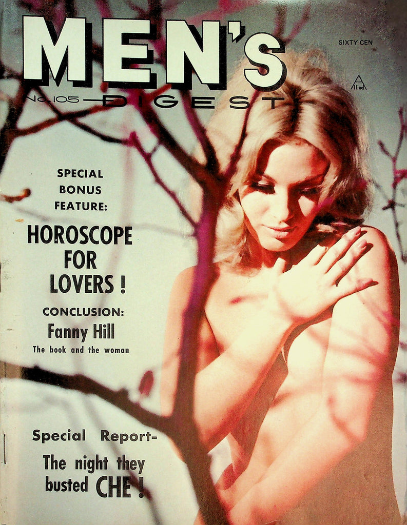 Men's Digest Magazine  Covergirl Astrid / Horoscope For Lovers / Conclusion: Fanny Hill  #5  1969    012626lmp