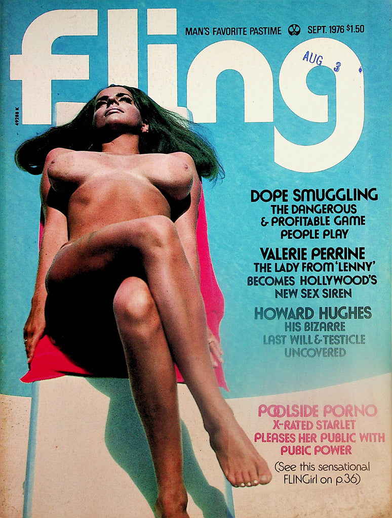 Fling Busty Magazine   Covergirl Yuma Robertson / Valerie Perrine /Howard Hughes  September 1976   060224lm-p