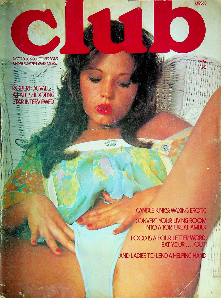 Club Magazine Robert Duvall & Candle Kinks May 1977 111924RP