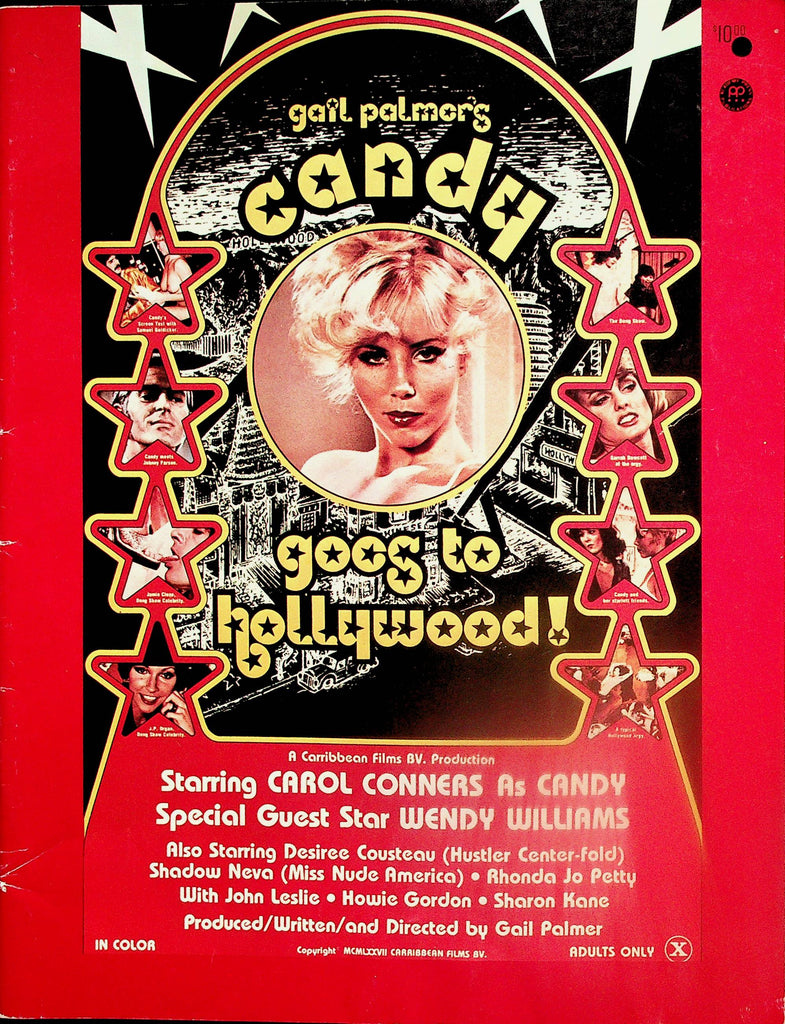 Gail Palmer's Candy Goes To Hollywood! Film Magazine  Carol Conners , Desiree Cousteau , Rhonda Jo Petty & More   1977   081125lm-p