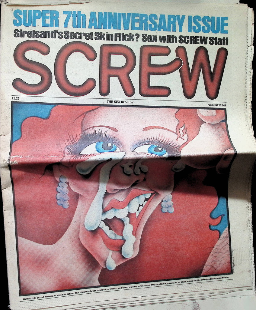 Screw #349 November 10 1975 Barbra Claudine Beccarie Adult Newspaper Magazine 102324lm-p