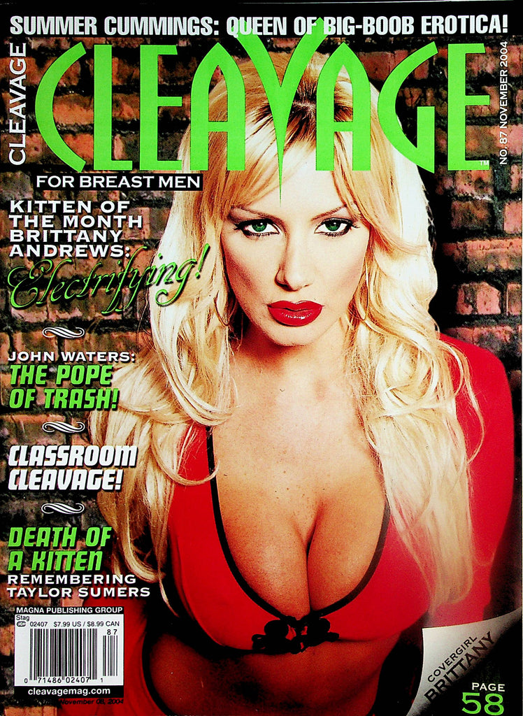 Cleavage Magazine  Brittany Andrews / Summer Cummings November 2004    040924lm-p2
