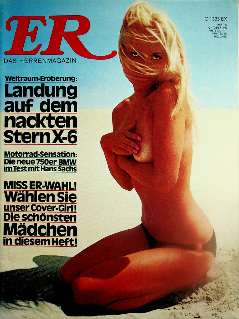 ER German International Magazine  Cover / Centerfold Girl Heidi  October 1969      080425lm-p