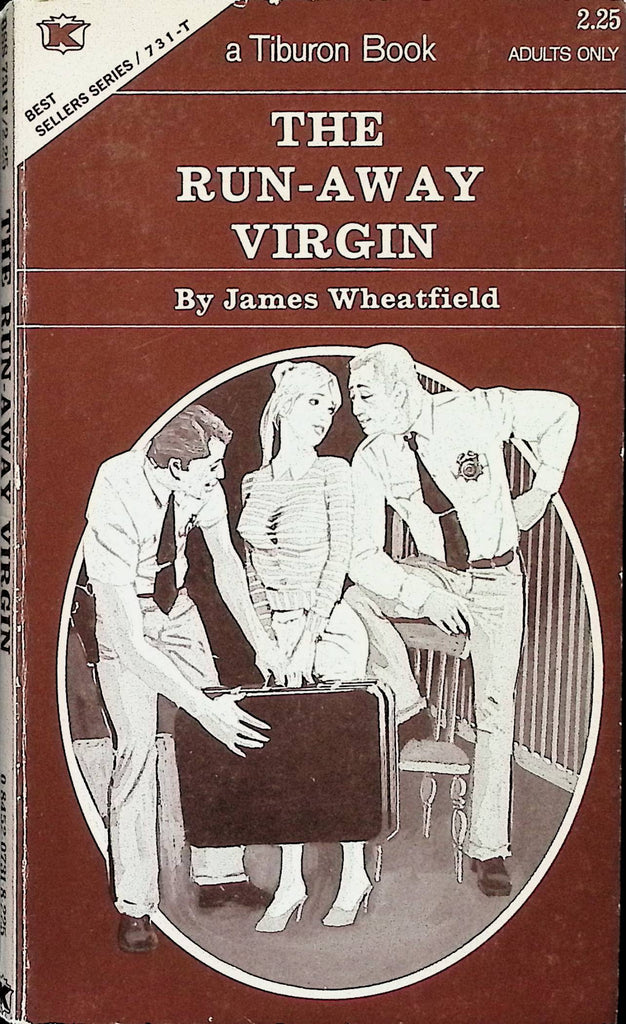 The Run-Away Virgin by James Wheatfield BSS 731-T 1974 Tiburon House Publishing Book Adult Paperback Novel-090524AMP