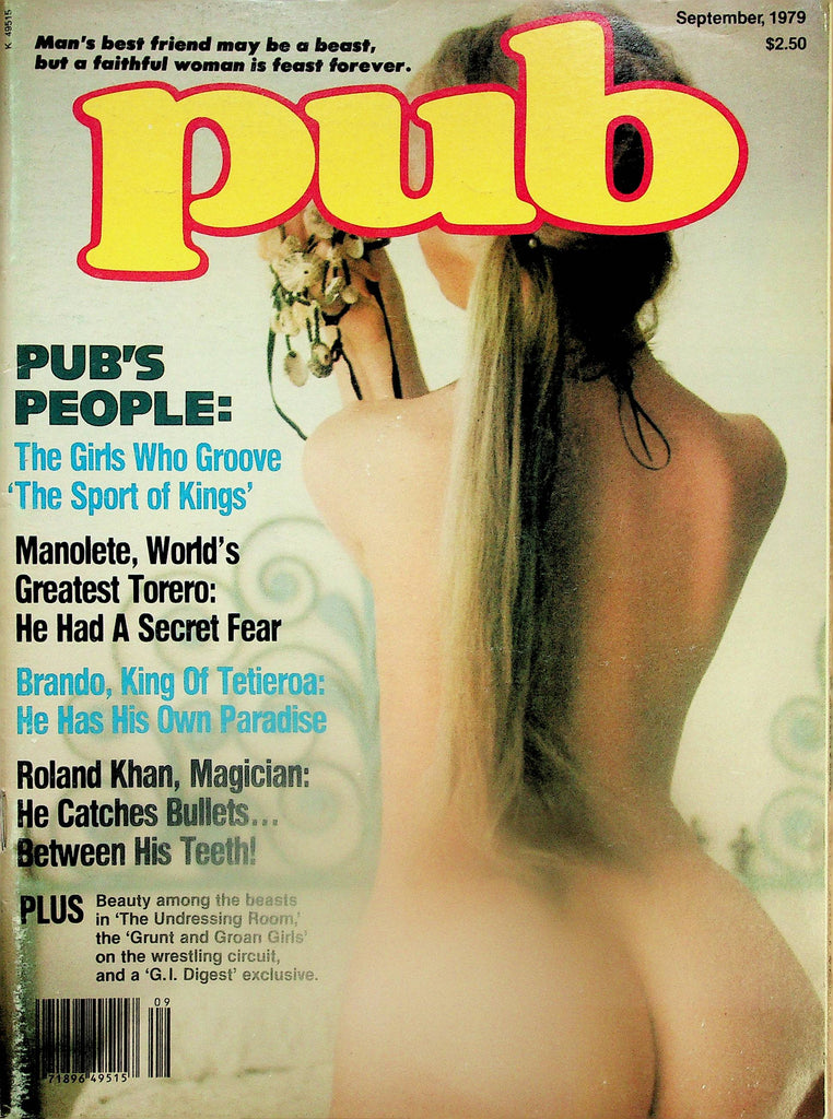Pub Magazine   Brooke / Marlon Brando King Of Tetieroa  September 1979  061525lm-p