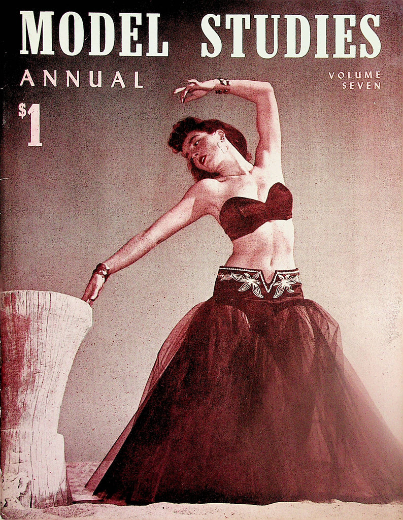 Model Studies Annual Magazine   Beautiful Nude Models  vol.7  1960's      061224lm-p