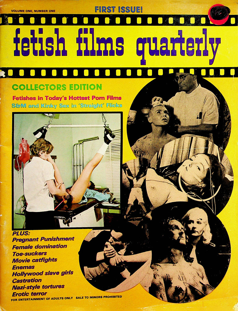 Fetish Films Quarterly Magazine  Female Domination, Toe-Suckers, Erotic Terror  #1 1976  First Issue  070123lm-p