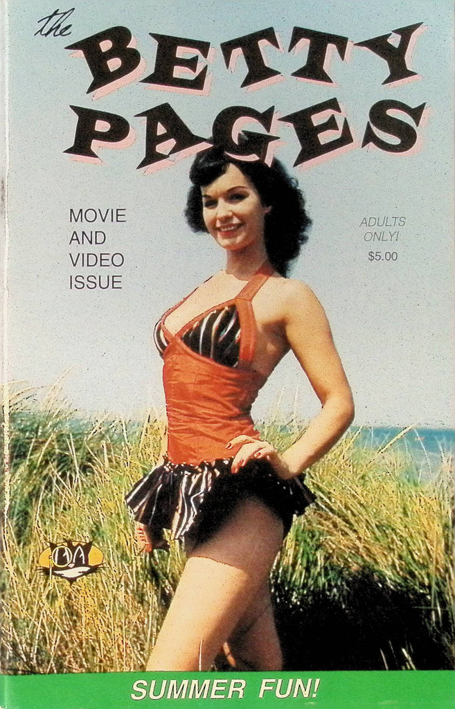 The Betty Pages Movie and Video Issue #8 Bettie Page Digest Size 1992 Art Amsie  102325AMP