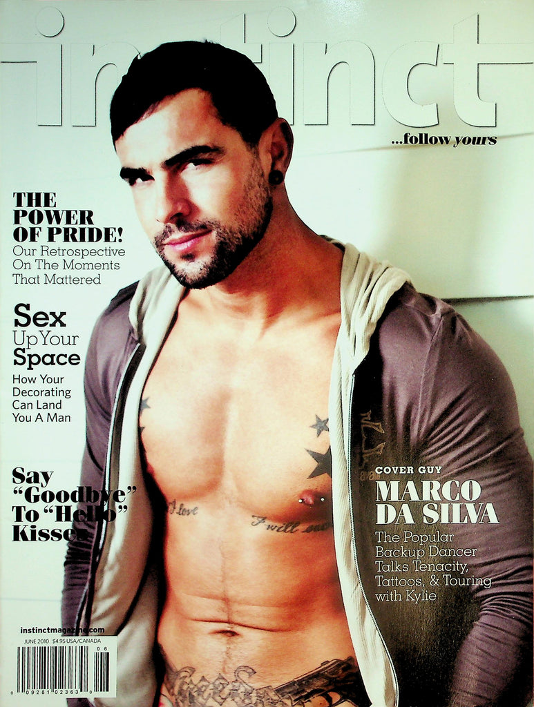 Instinct Gay Interest Magazine  The Power Of Pride - Cover Guy Marco Da Silva   June 2010  042226lmp