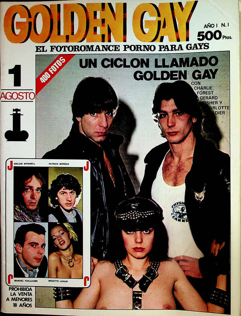 Golden Gay French International Magazine  #1  1970's    011425lm-p