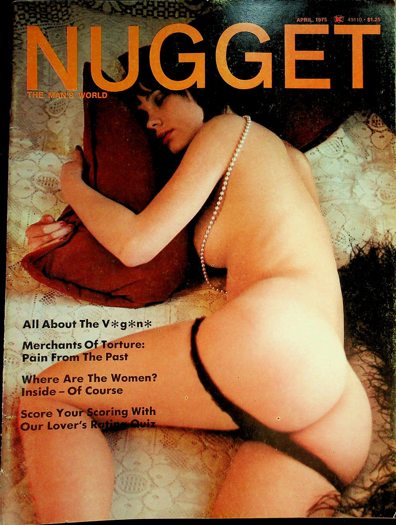 Nugget Magazine   All About The Virgin /  Centerfold Girl Angela  April 1975     031126lmp2