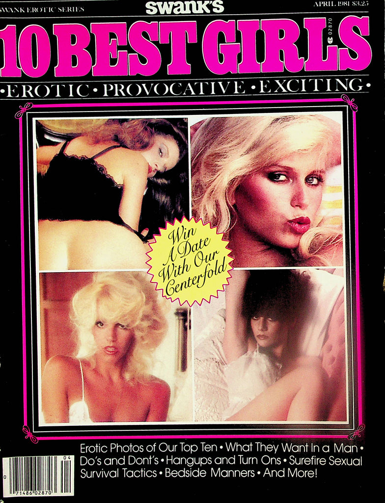 Swank's 10 Best Girls Magazine  R.J. , Suzi, Cindy and More! #1 April 1981   012624lm-p2