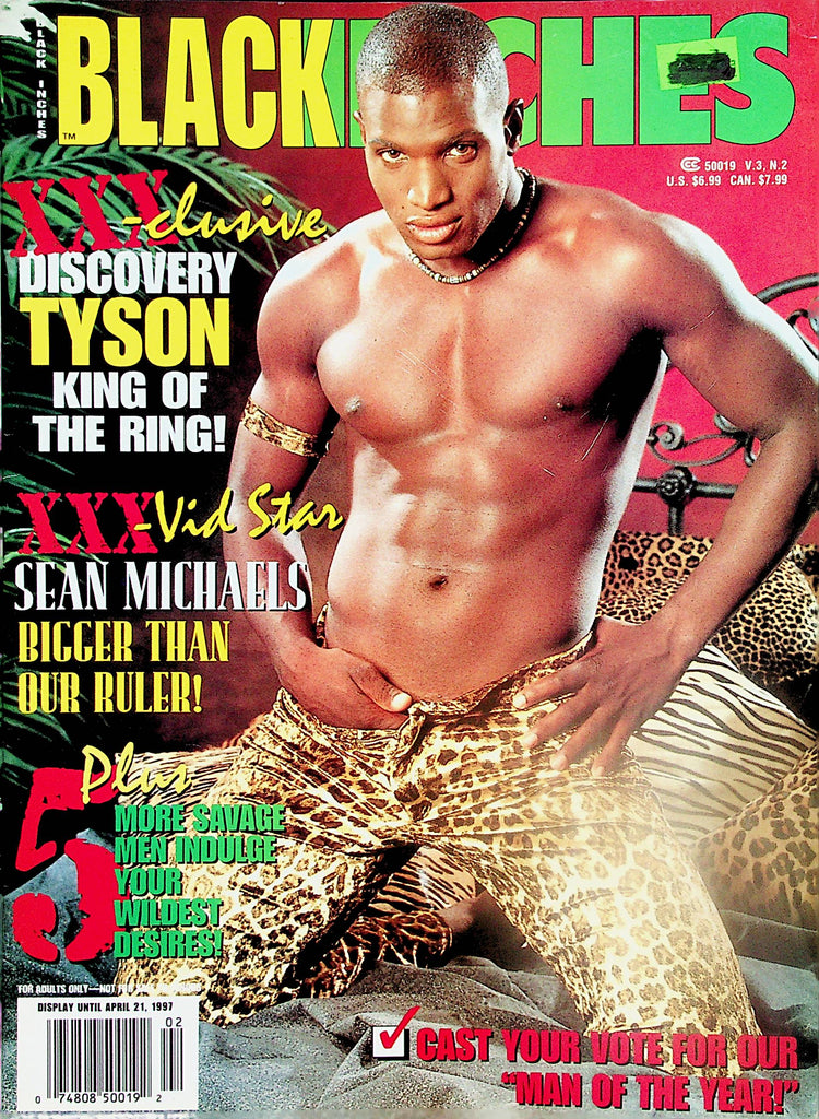 Black Inches Gay Magazine  XXX-clusive Discovery Tyson / XXX-Vid Star Sean Michaels  vol.3 #2  1997    092724lm-p
