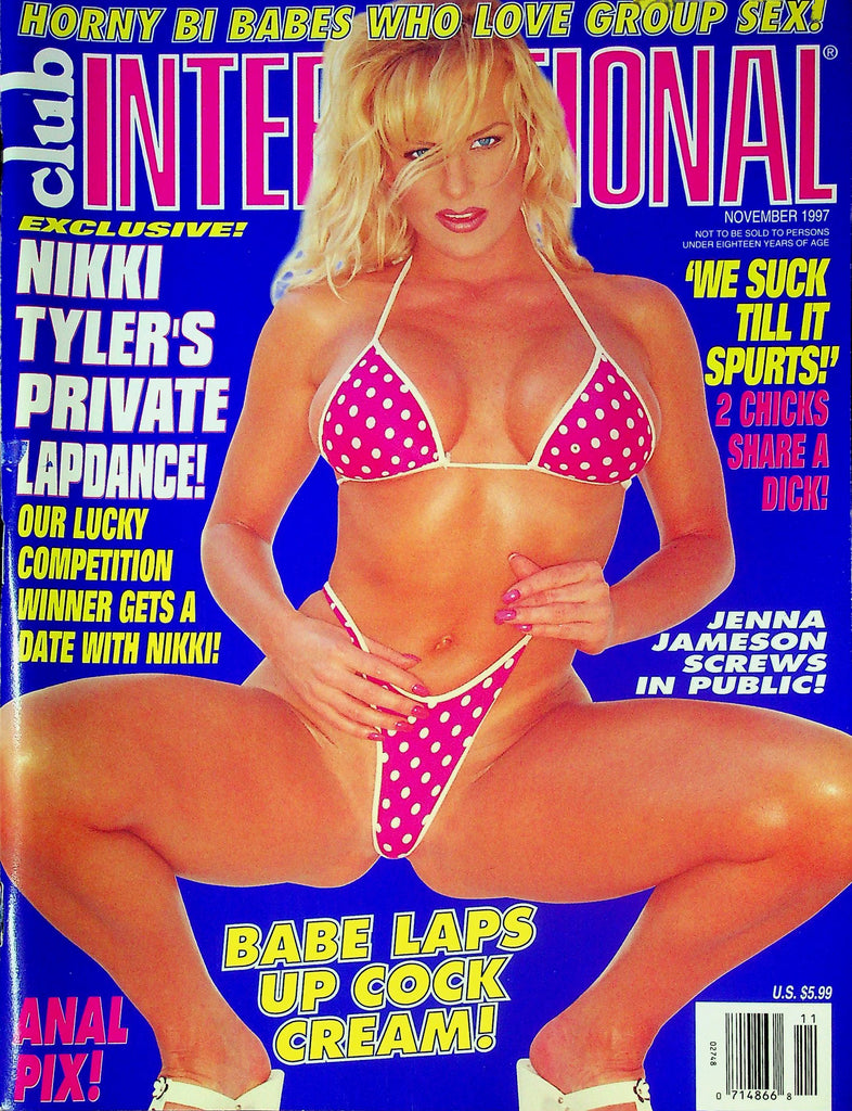 Club International Magazine Nikki Tyler & Jenna Jameson November 1997 042024RP