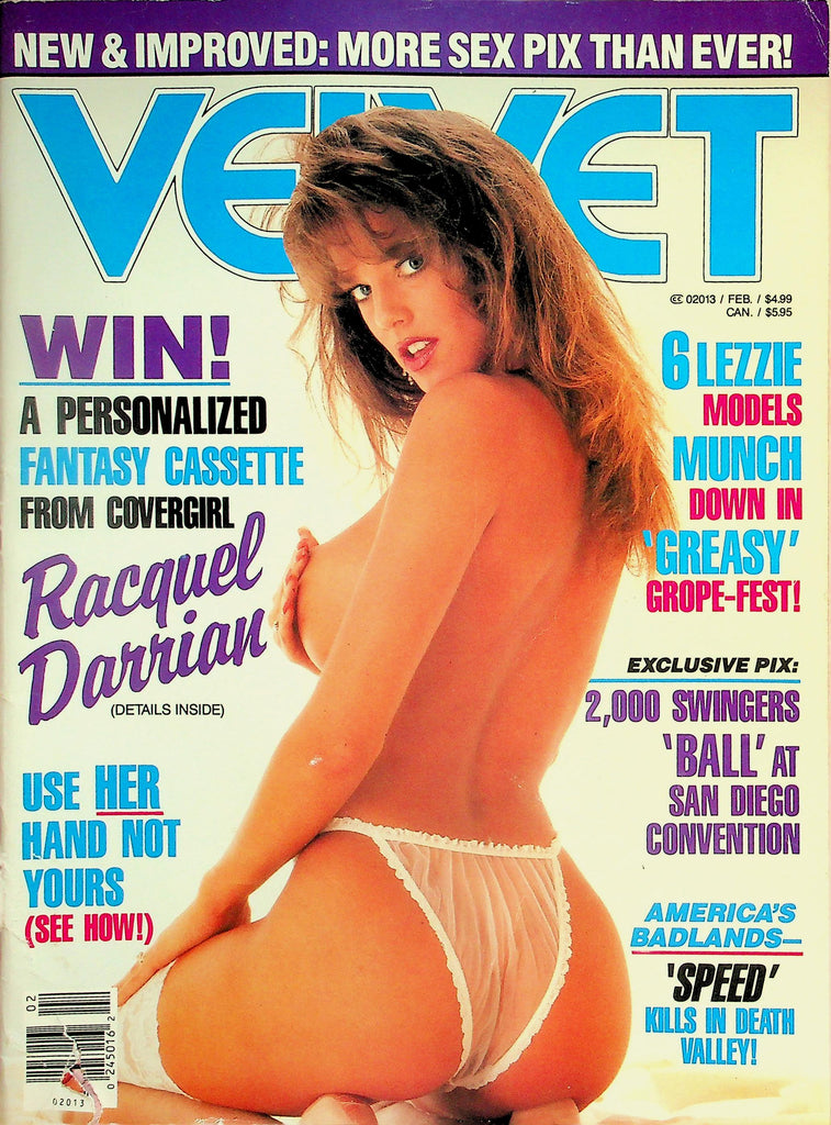 Velvet Magazine  Covergirl Racquel Darrian  February 1992  101726lmp-GSC