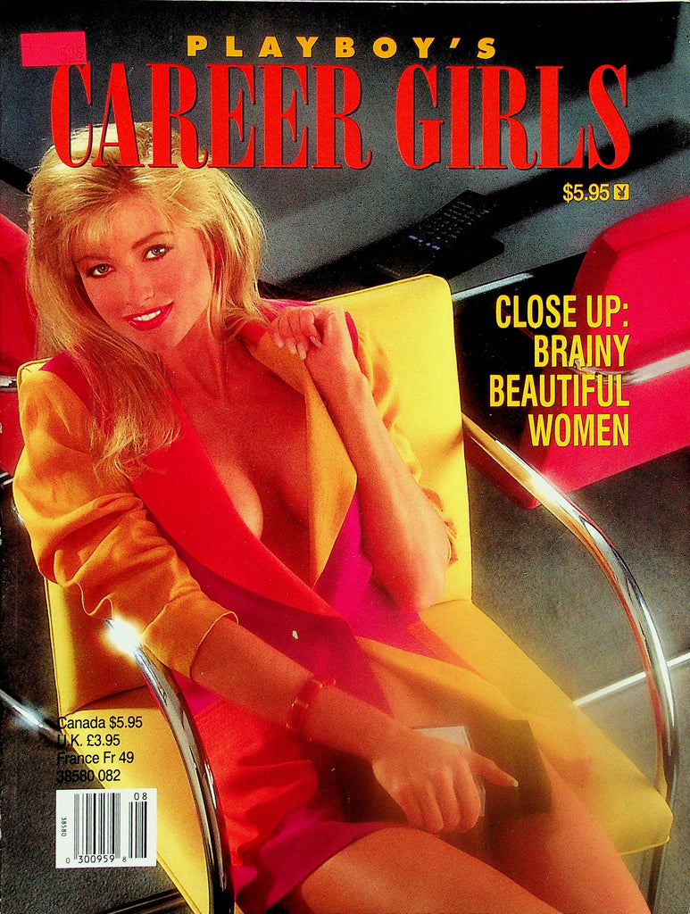 Playboy's Career Girls Special Edition Magazine  Brainy Beautiful Women  August 1992      021126AMP-