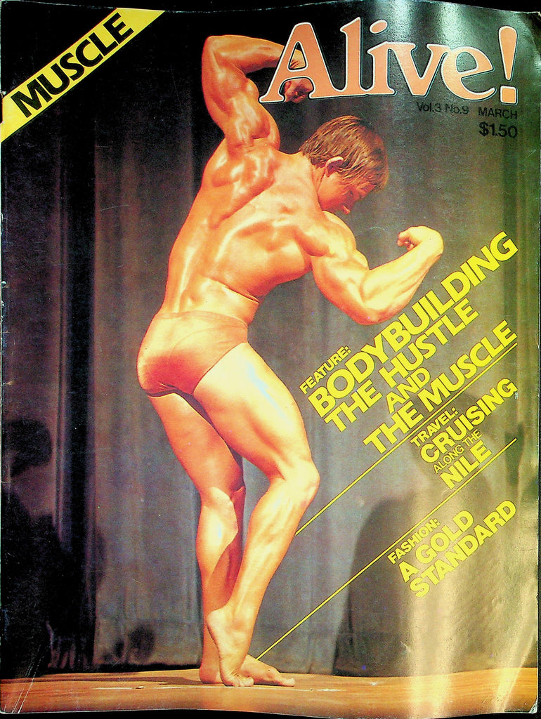 Alive! Bodybuilding Magazine   The Hustle And The Muscle  vol.3 #9  March 1979  042526lmp