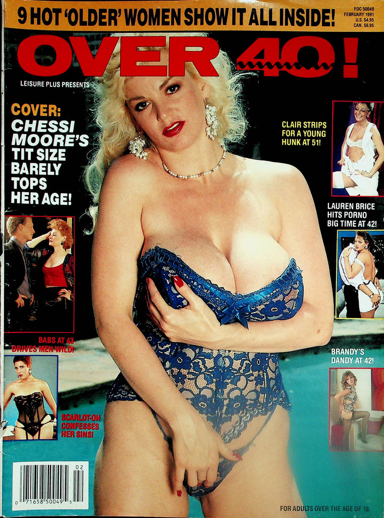 Over 40! Magazine   Covergirl Chessi Moore  February 1991   091225lm-p
