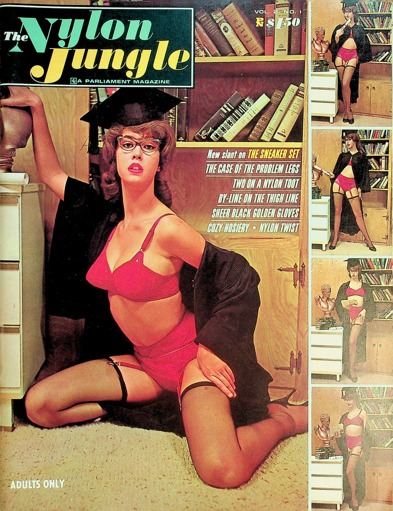 The Nylon Jungle Magazine  Cover/Centerfold Girl Sherry Kummer / Nylon Twist   vol.2 #1  1964 Parliament    072926lmp-GSC