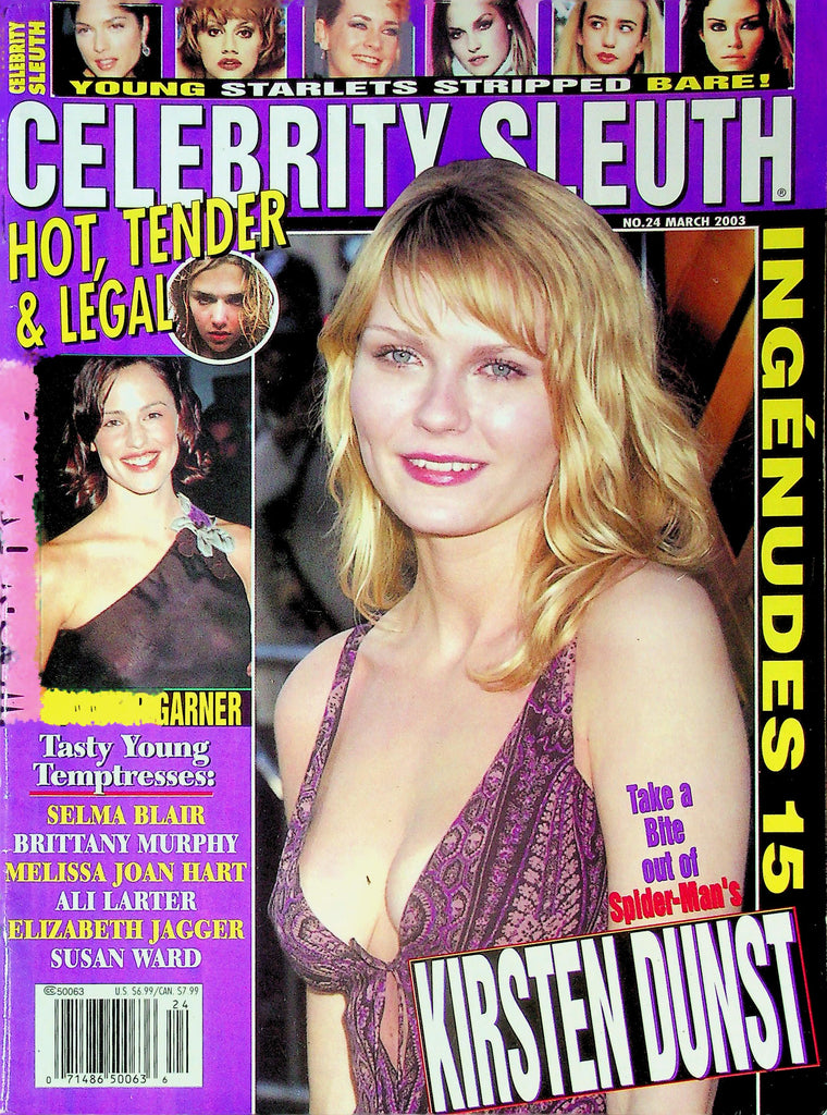 Celebrity Sleuth Magazine Ft. Kirsten Dunst & Jennifer Garner March 2003 No.24 052725RP