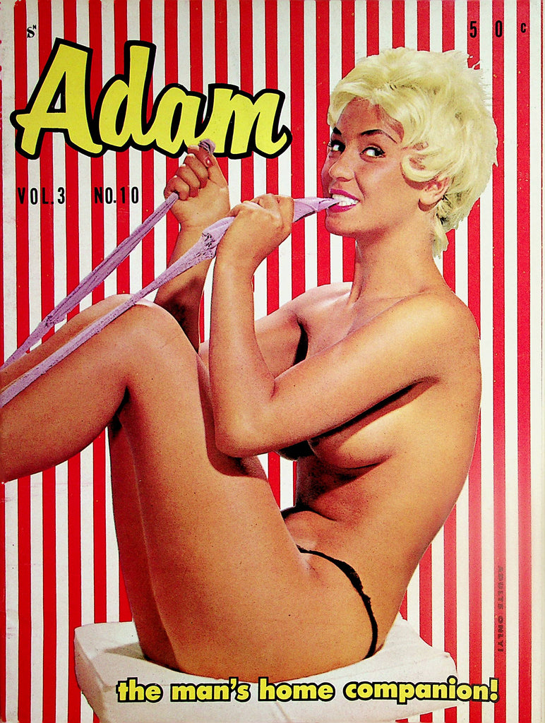 Adam Magazine  Cover Girl Sheeka Moser  w/cf  vol.3 #10  1959  061924lm-p2