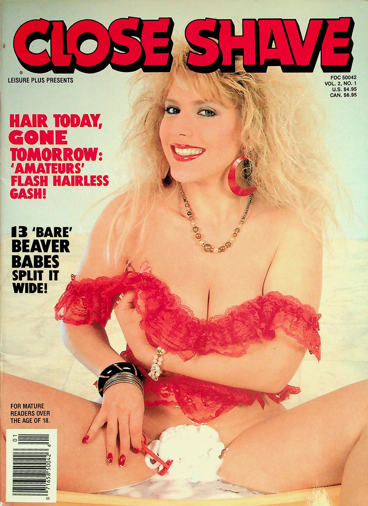 Close Shave Magazine   Bare Beaver Babes Split It Wide!   vol.2 #1  1989    012026lmp