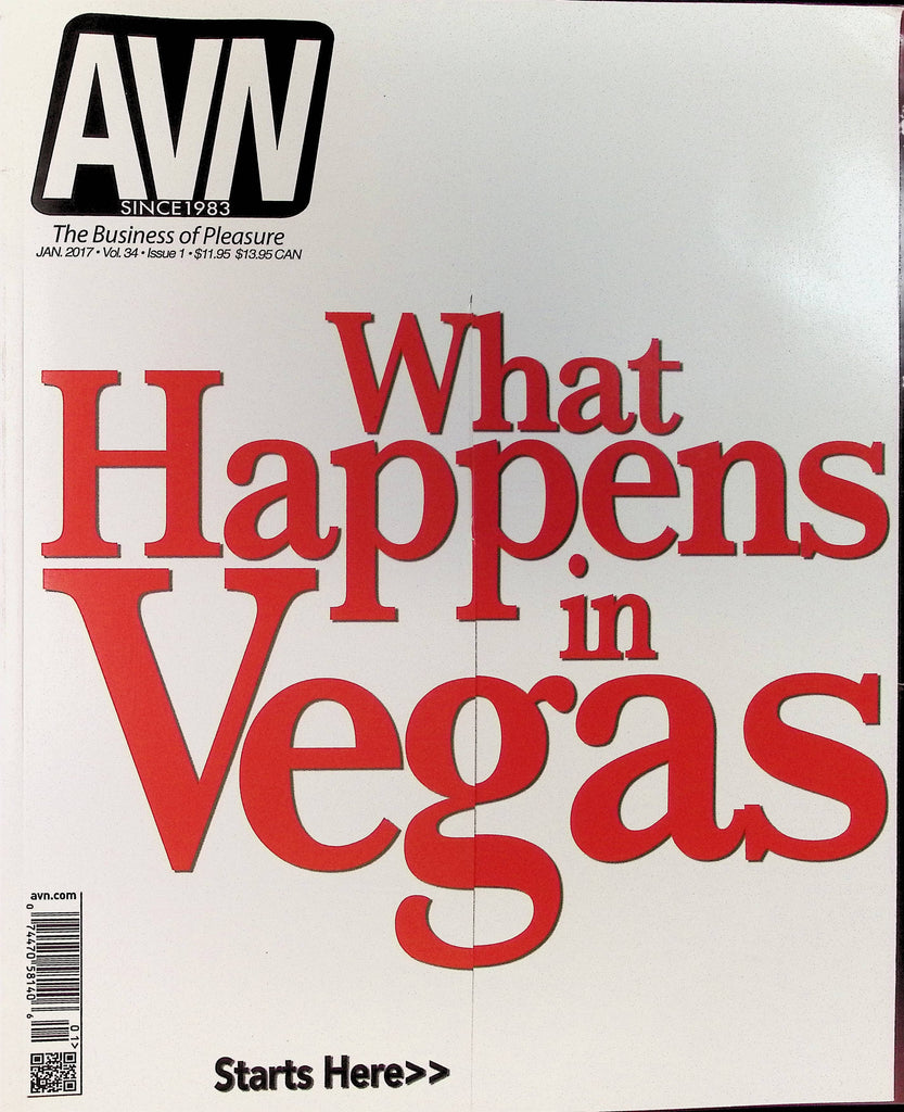 AVN Adult Video News Magazine January 2017 Dillon Harper Ana Foxxx Vicki Chase Riley Reid 101825AMP