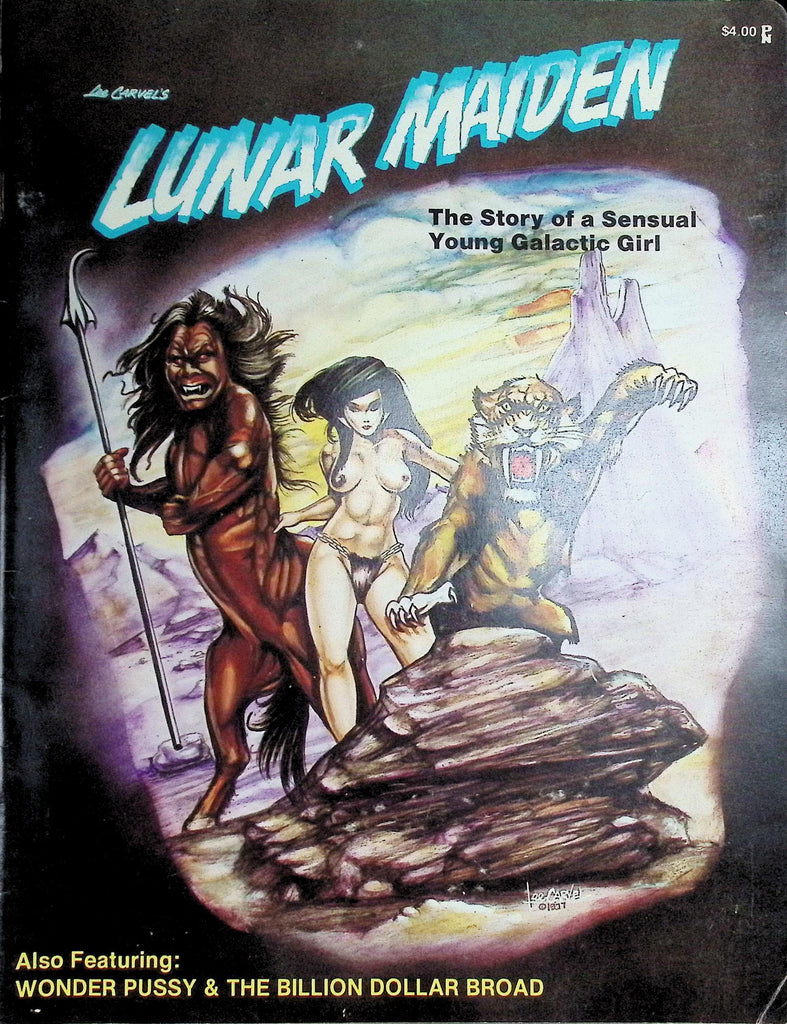 Lunar Maiden Magazine 1978 Story of Sensual Young 18+ Galactic Girl  090526LLP