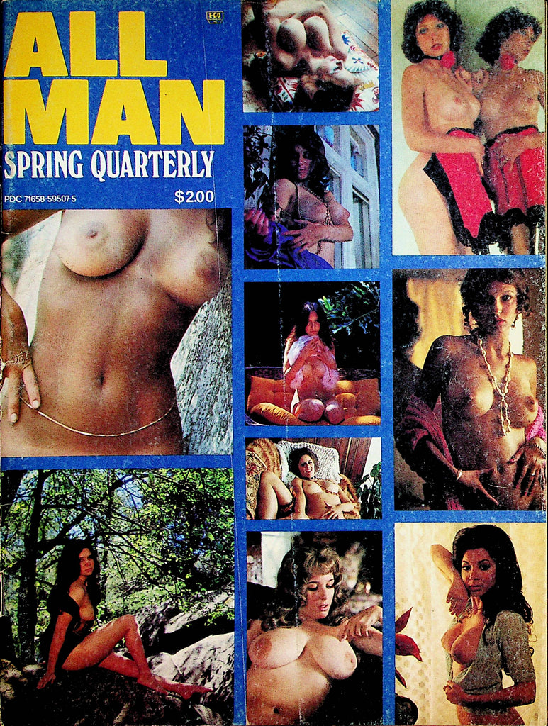 All Man Spring Quarterly Magazine  Centerfold Girl Amelia  1976      082123lm-p