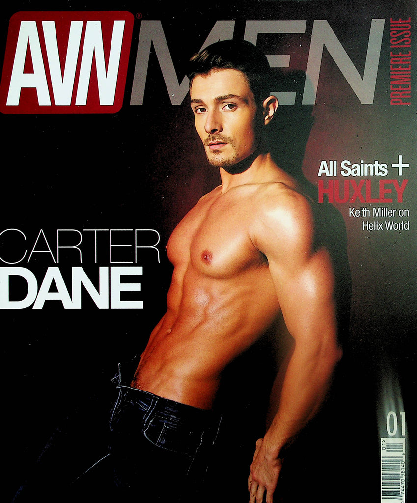 AVN Men Adult Video News Over-Sized  Magazine  Carter Dane   #1 Premiere Issue 2019  061924lm-p