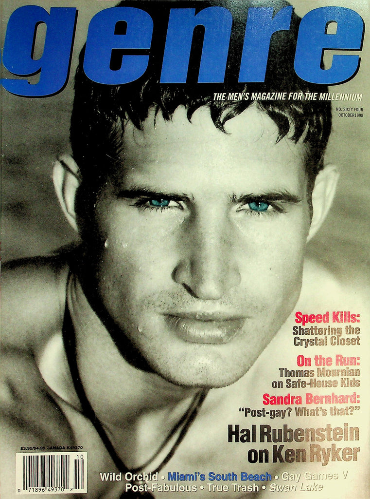 Genre Gay Interest Magazine  Ken Ryker Comes Out / Sandra Bernhard  October 1998     042326lmp