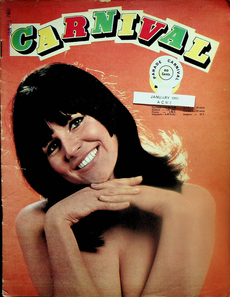 Carnival Vintage Magazine  Centerfold Gilly Grant   1968    101525lm-p