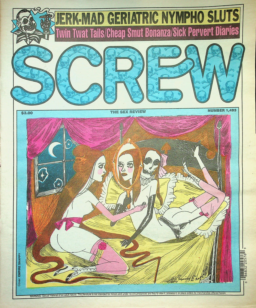 Screw Newspaper  Twin Twat Tails / Cheap Smut Bonanza   #1493  October 13, 1997     010626lmp2