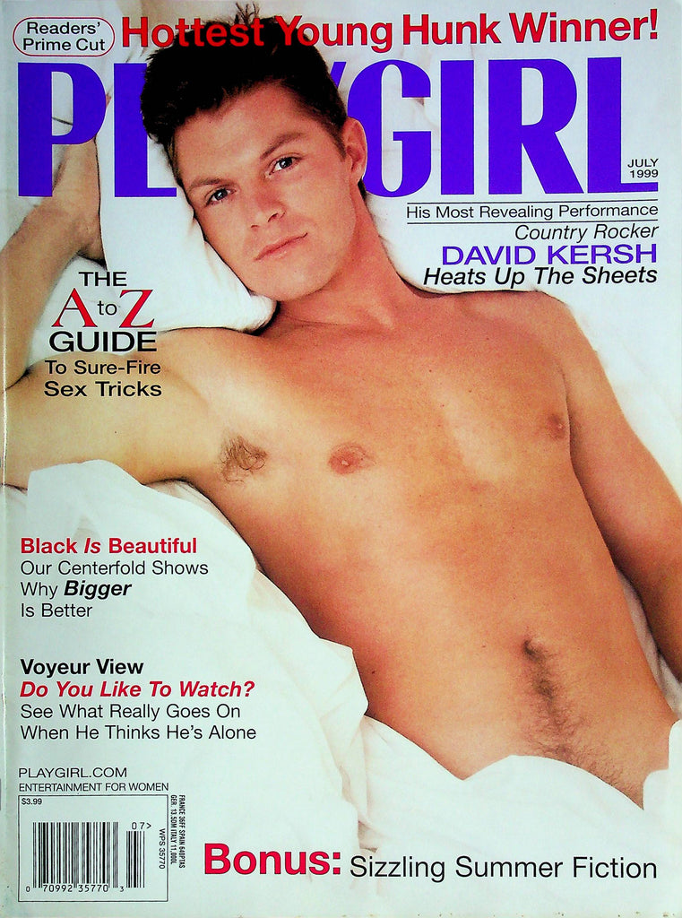 Playgirl Gay Magazine David Kersh July 1999 103124RP