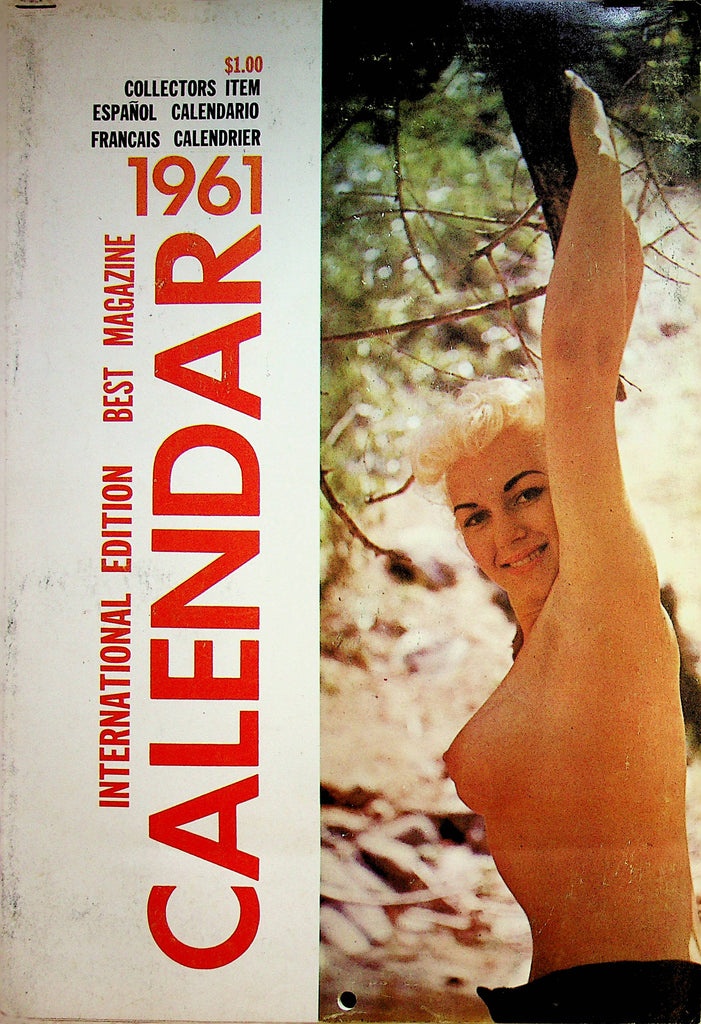 International Edition Calendar 1961  Collector Item In Spanish and French   042823lm-p
