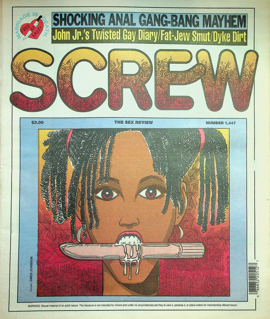 Screw Newspaper   Shockng Anal Gang-Bang Mayhem   #1447   November 25, 1996    010626lmp2