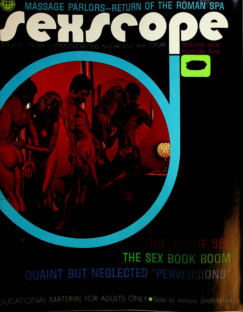 Sexscope Magazine  The Joy Of Sex / "Perversions"   vol.1 #5  1971    102624lm-p