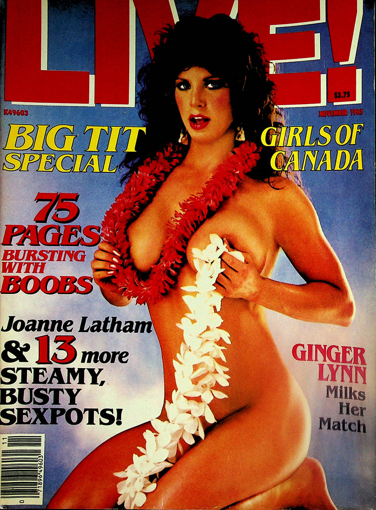 Live! Magazine Big Tit Special  Christy Canyon, Ginger Lynn, Joanne Latham  November 1985    010224lm-p2