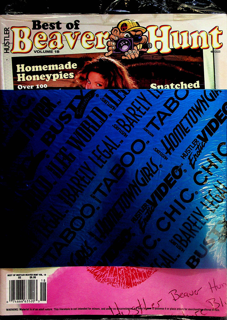 Hustler Best Of Beaver Hunt  Magazine  Homemade Honeypies  vol.18  new    052124lm-p