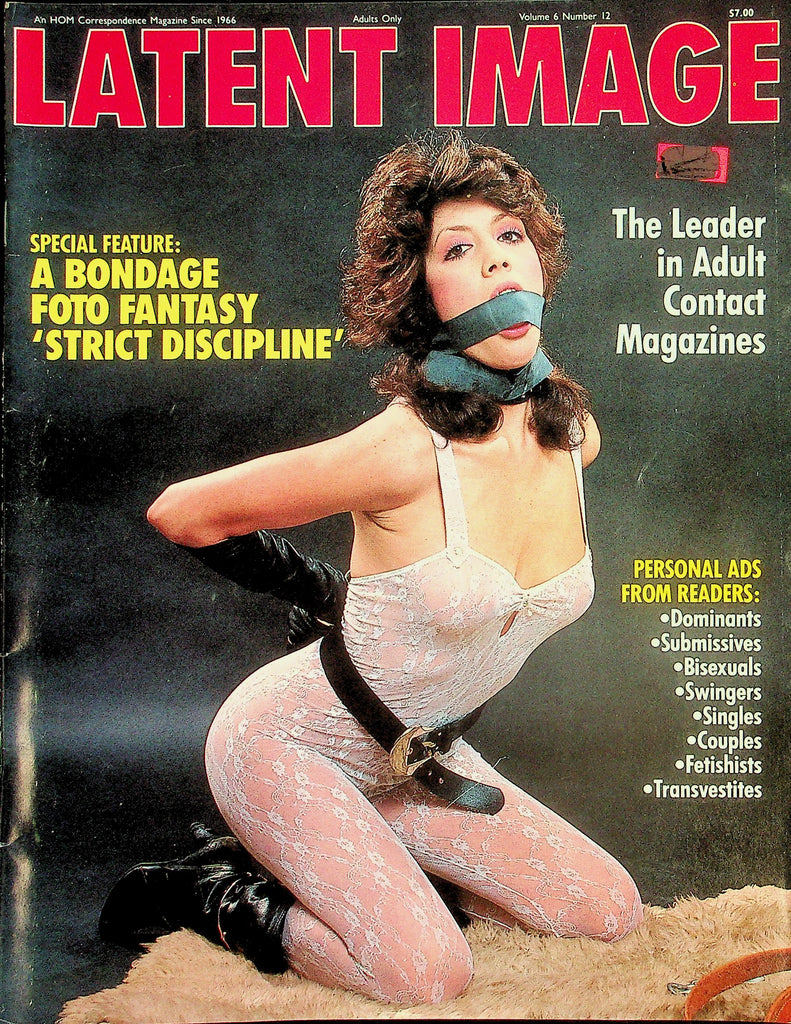 Latent Image Fetish Contact Magazine vol.6 #12  1987 byHOM    062026lmp-GSC