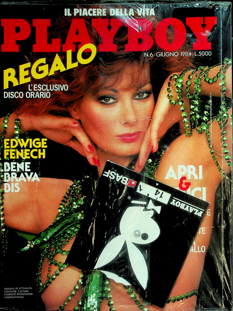 Playboy Italian International Magazine   Regalo   (Giugno) June 1984  New/Sealed   022626lmp