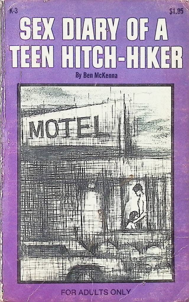 18+ Sex Diary of a Teen Hitch Hiker by Ben McKenna 1970s Adult Erotic Paperback Novel-070124AMP